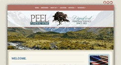 Desktop Screenshot of peelfuneralhome.com